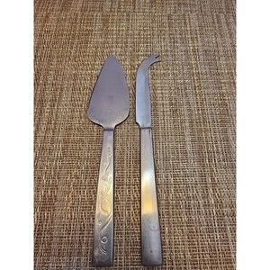 Latama Stainless Steel Cake Pie Serrated Spatula Server & Cheese Knife